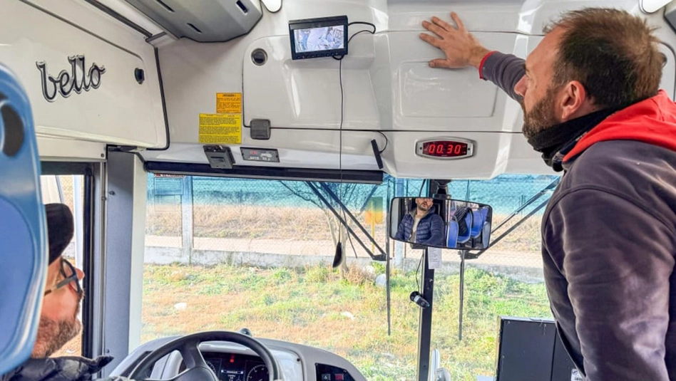 Instalan cámaras de seguridad en colectivos del EMTU de Santa Rosa