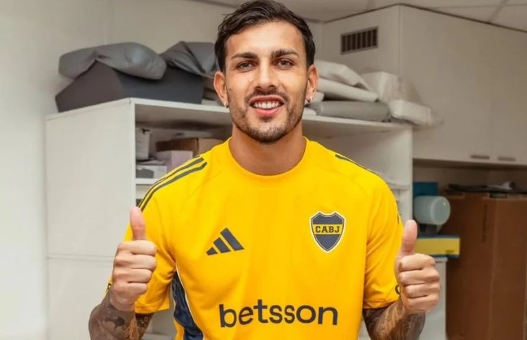 Fútbol: “Mi sueño era volver y conseguir cosas importantes”, dijo Paredes al presentarse en Boca