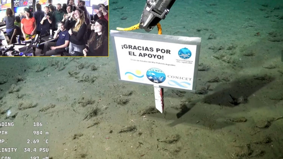 Conicet cerró con éxito su histórica expedición submarina y prepara nuevas exploraciones