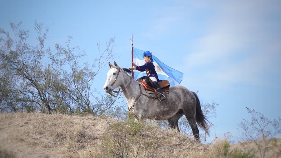 Homenajearon al general San Martín en Santa Isabel
