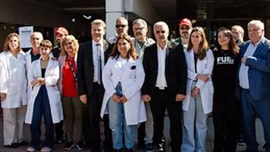 Buenos Aires: Alpa dialogó con profesionales del Garrahan sobre la Marcha Federal Universitaria