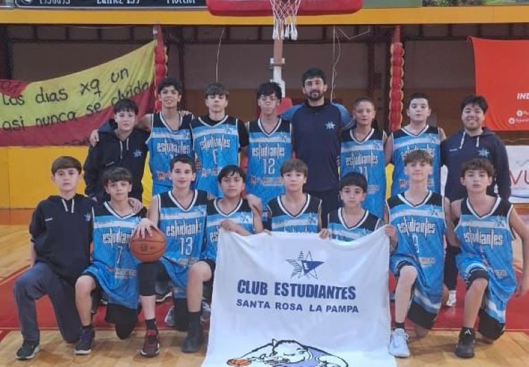 Básquetbol: Ferro de Pico y Estudiantes de Santa Rosa disputaron cuadrangulares de la Liga Federal U13