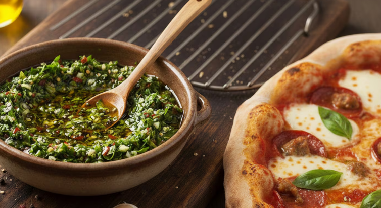 La receta de un campeón: cómo preparar el chimichurri para pizza que ganó el 1° premio de un concurso