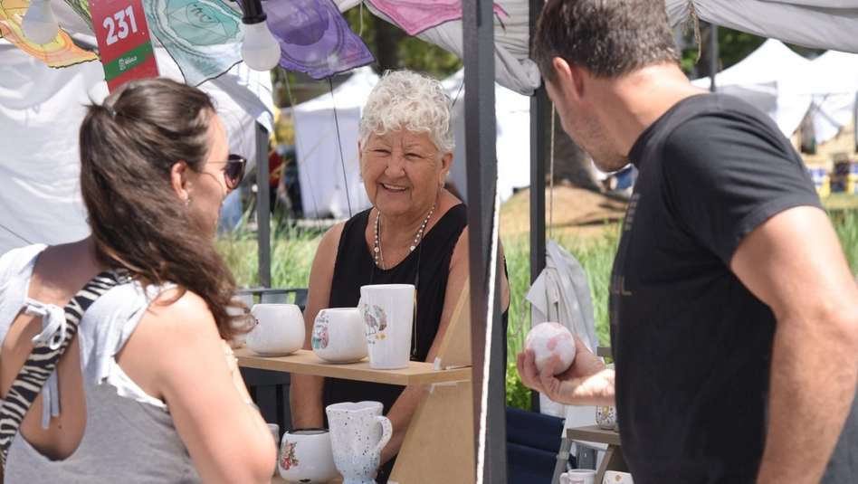 Santa Rosa: la crisis se sintió en la Feria del Regalo