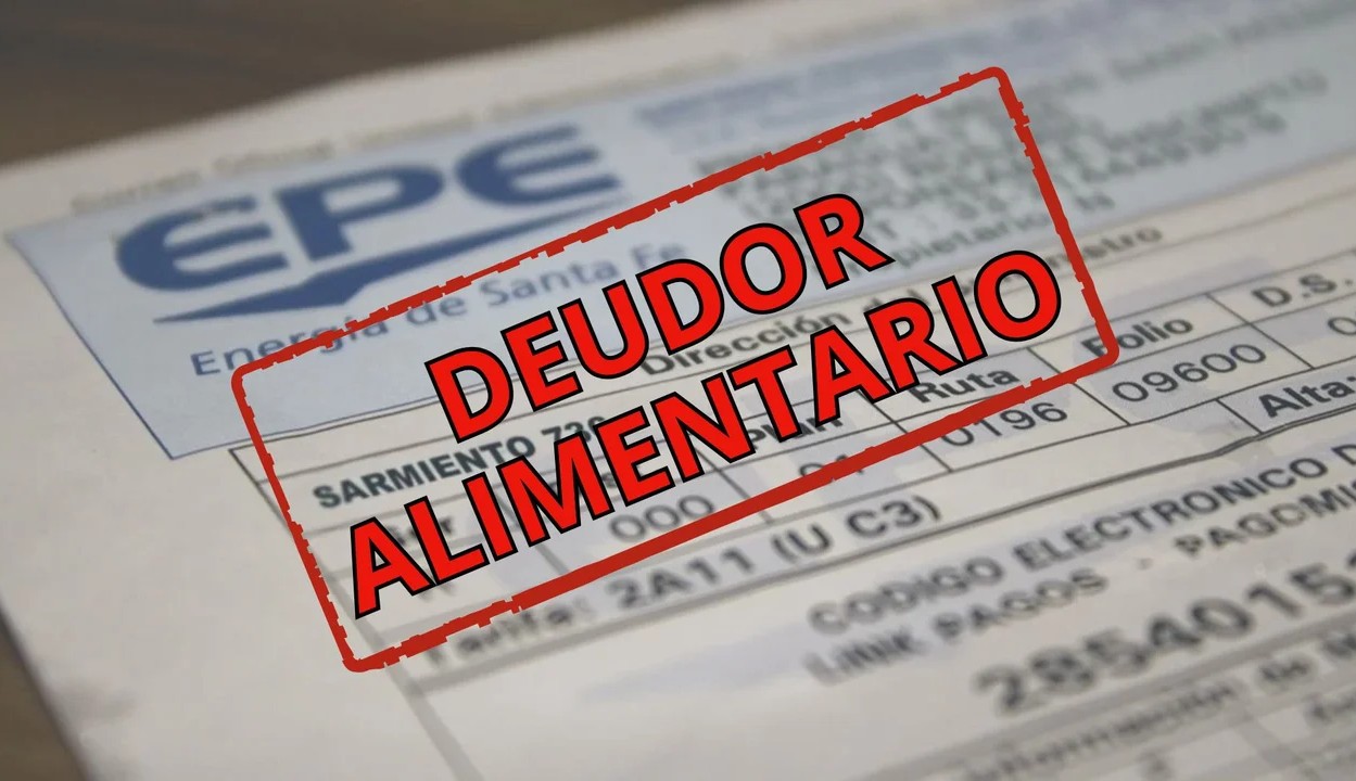 Santa Fe: a un deudor alimentario le cobrarán la plata que le debe a su ex esposa en la factura de luz
