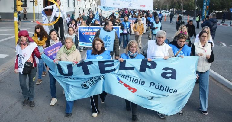 UTELPa anunció un nuevo paro este lunes en el marco del Día Internacional de la Mujer