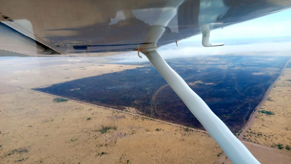 La tormenta eléctrica provocó 21 focos de incendio en zonas rurales