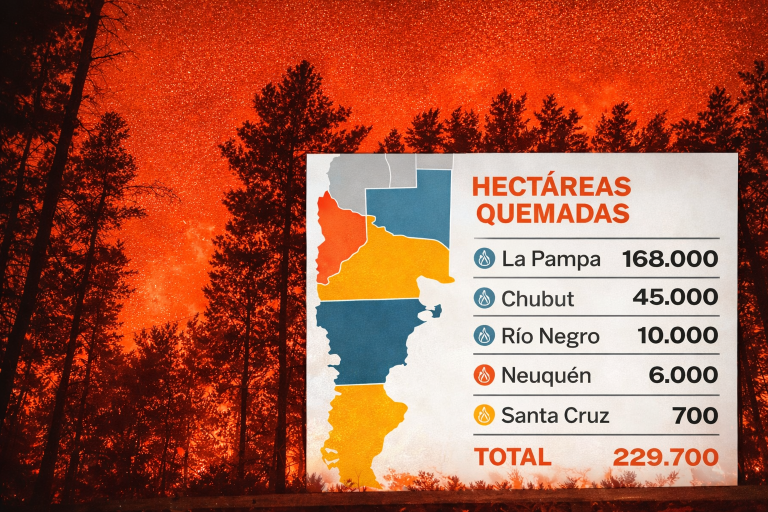 Gobernadores patagónicos pidieron al Congreso el tratamiento “urgente” de la ley de Emergencia Ígnea
