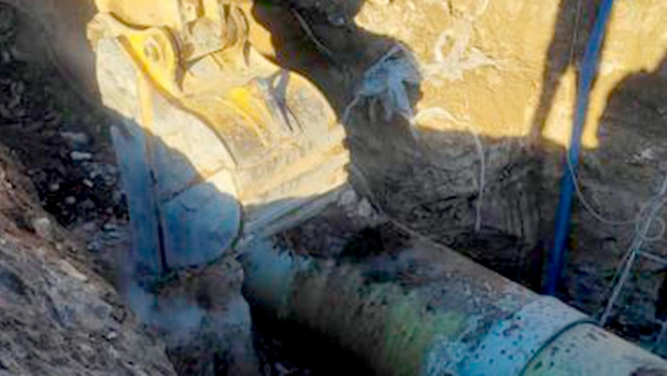 Se rompió el acueducto del Río Colorado y piden cuidar el agua en Santa Rosa y Toay