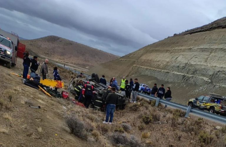 Santa Cruz: los cuatro árbitros pampeanos que regresaban de Río Gallegos tuvieron un vuelco y murió uno de ellos
