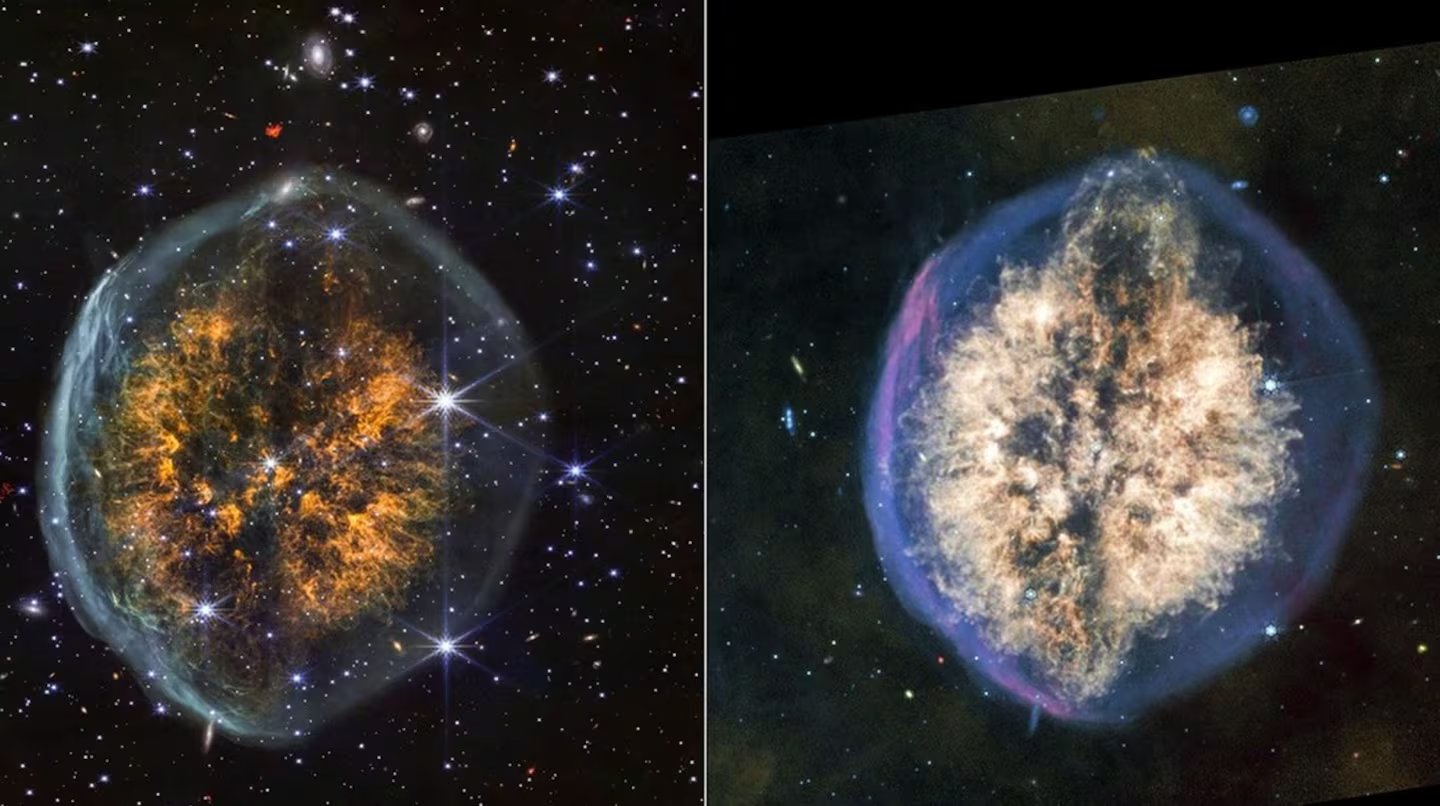 Un “cerebro” que flota en el cosmos, el nuevo hallazgo del Telescopio James Webb