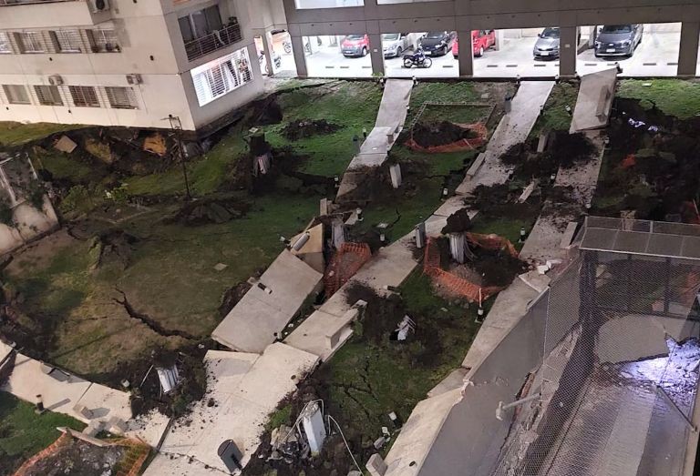CABA: derrumbe en un complejo de viviendas en Parque Patricios derivó en 300 familias evacuadas